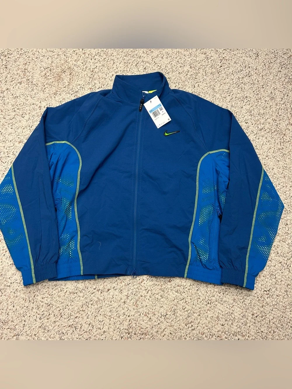 Nike Mens SB Ishod Track Jacket Court Blue IF0438-476 Size Medium NWT Ishod Wair